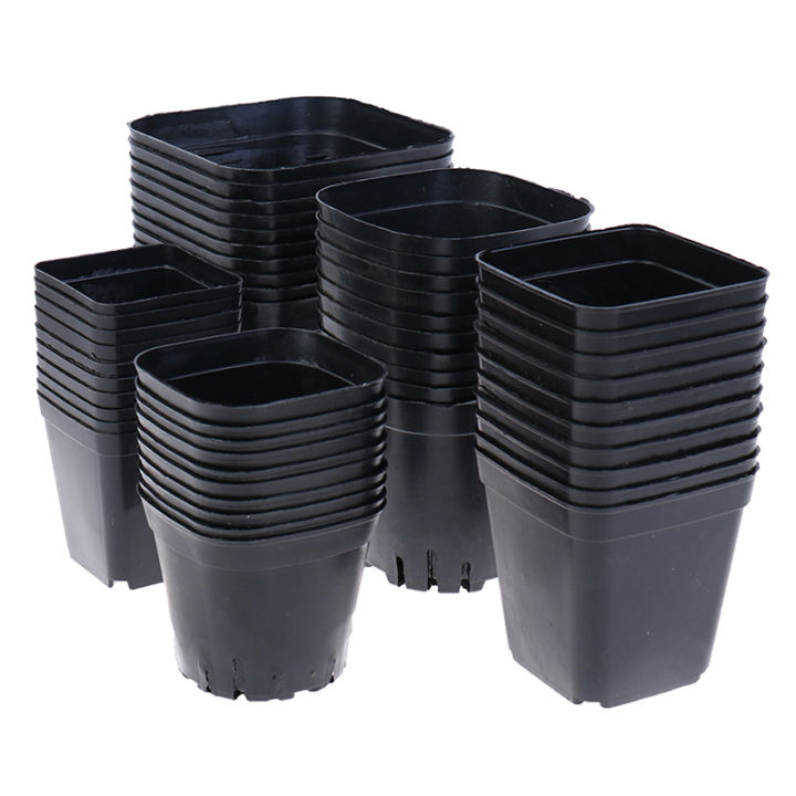 10pc%20Black%20Flower%20Pots%20Plastic%20Pots%20Small%20Square%20Pots%20for%20Succulent%20plants%20Layor%20-%20Image%206