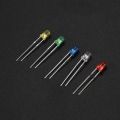 400 Pcs 3mm 5mm LED Light Diode White Yellow Red Blue Green Assortment Kit for Arduino. 