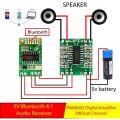 combo offer 5v Bluetooth Stereo audio receiver and Mini Digital Power Amplifier Drive Board 3W +3W circuit Board. 