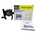 Universal Handlebar Phone Holder – Aluminum Alloy Mount for Bicycle & Motorcycle. 