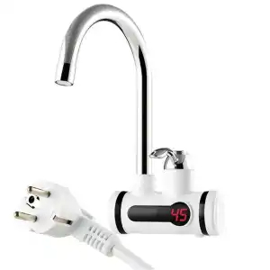 Instant Digital Electric Hot Water Tap For Any Wall Mount With Led Display