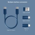 4 in 1 PD 60W USB C to USB C Cable 3A Type C Cable for Samsung Huawei Xiaomi USB C Lightning Cable for iPhone with Storage Box. 