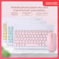 Universal 10inch Bluetooth Keyboard And Mouse Set Ultra-Thin 3-speed DPI Adjustment For Ipad Apple Android. 