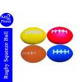 Rugby Squeeze Stress Relief Toy Sticky and Punch Ball for Kids Toys Can Reduce Stress and Anxiety Relief Sponge ball, Hand exercise or therapy ball Multi-color pack of 2. 