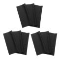PDTYMWNG 9X Microfiber Cleaning Cloth 20X19cm, Black Cleaning Cloths, Touchscreen, Smartphone Display, Glasses, Laptop, Lens. 