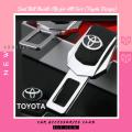 Car Seat Belt Buckle Clip 2pcs Toyota Logo.