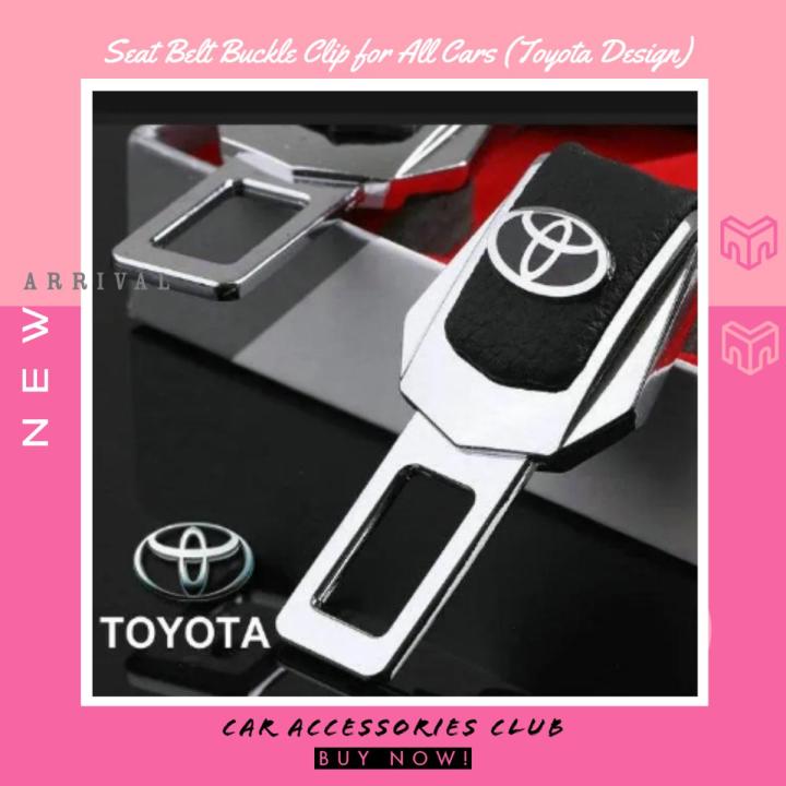 Car Seat Belt Buckle Clip 2pcs Toyota Logo