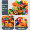 【Booming】 168-336PCS Marble Race Run Blocks Maze Ball Track Building Blocks Plastic Funnel Slide Assemble DIY Bricks Kids Christmas Gift.