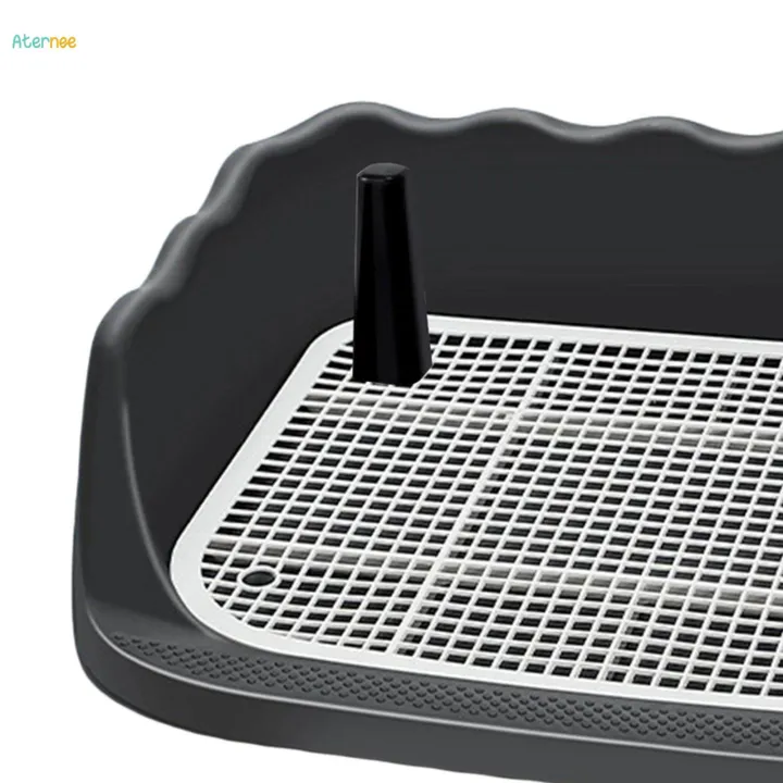 Dog%20Potty%20Tray%20Puppy%20Training%20Tray%20Keep%20Paws%20and%20Floors%20Clean%20Pee%20Pad%20Holder%20Black%20-%20Image%202