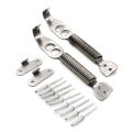 Aluminum Alloy Car Racing Mount Bonnet Hook Pin Lock Kit Latch Spring Fastener. 