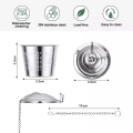 304 stainless steel tea infuser with chaining for tea and home cooking metal Strainer for kettle. 