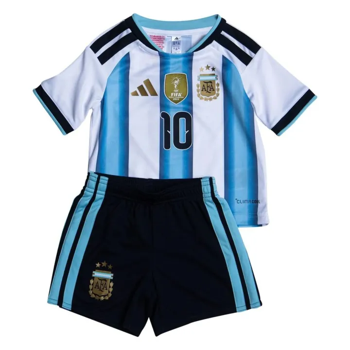 Argentina%20FIFA%20World%20Cup%202026%20Official%20Premium%20Quality%20Home%20kits%20For%20Kids%20Jersey%20(Full%20Set)%20-%20Image%205