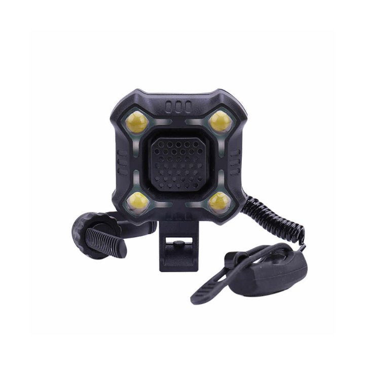Rechargeable High Quality Light With Horn USB charging MTB Bicycle Road Bike Front Handlebar Electronic Dipper Horn