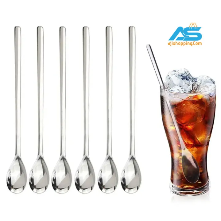 6pcs%20Long%20Handle%20Spoon%2018/10%20Stainless%20Steel%20Spoon%20Set%20Mixing%20Spoon%20Ice%20Cream%20Spoon%20Long%20Spoon%20Iced%20Tea%20Spoon%20Milkshake%20Spoon%20-%20Image%203