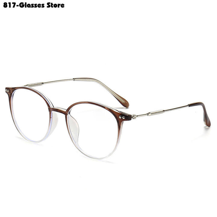 Blue%20Light%20Glasses%20Computer%20Glasses%20Eyeglasses%20Popular%20Oval%20Mirror%20Frame%20for%20Men%20and%20Women's%20-%20Image%202