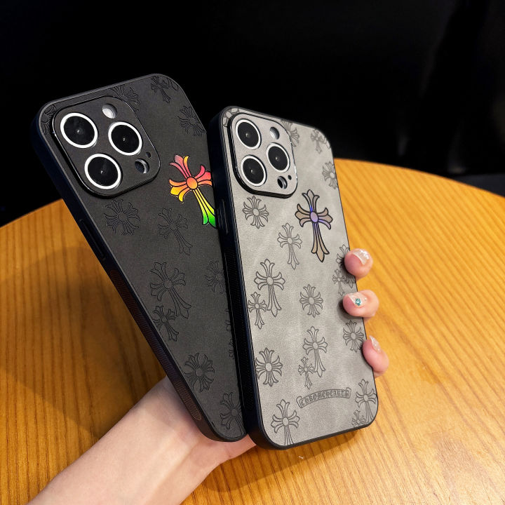 Fashion%20Brands%20luxurious%20Chrome%20Hearts%20Cases%20iPhone15promax%201413%2012%2011%20Pro%20Max%20Cases%20XS%20MAX%20XR%208%20plus%207PLUS%20Silicone%20Soft%20Shell%20Cover%20-%20Image%202