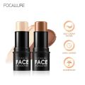 FOCALLURE 18 Colors Highlighter Contouring Stick Highlighting Powder Creamy Texture Shimmer Light Face Blusher Makeup Cosmetics kunming.