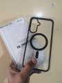 Samsung Galaxy A17 Magsafe case Charger supported Slim Clear transparent Silicone Back Cover case.