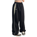 Y2k Women Wide Leg Cargo Pants Casual Streetwear Loose Drawstring Trousers Drawstring Sweatpants Female Vintage Baggy Joggers.