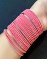 9 Dozen Metal Velvet Churi Indian Bangles For Women 9 Color 108 Pieces.