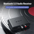 【Worth-Buy】 Kebidu 5.0 Audio RCA 3.5mm AUX Jack Stereo Music Adapter with Mic for Car Speaker.