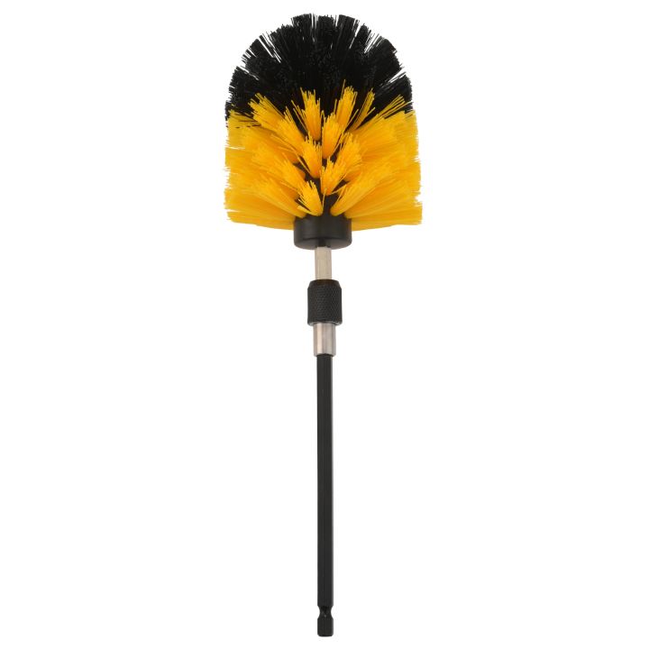 4Pcs Combinate Power Scrubbing Brush Drill Spin Scrubber Electric Cleaning Brush Fixing for Car Bathroom Wooden Floor Laundry Room Cleaning