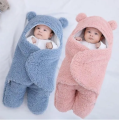 (2 pic)100% Cotton Thicken Soft Newborn Baby Wrap Blanket. 
