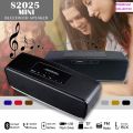 S2025 Better Sound Quality Bluetooth 5.0 Hi-Fi Sound Deep Bass AUX, USB & SD Card Supported Speaker With FM Radio. 