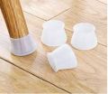 4Pcs set Silicone Chair Leg Caps Furniture Feet Pads Table Covers Socks Floor Protectors Non-Slip Cups Durable Round Bottom Pad.