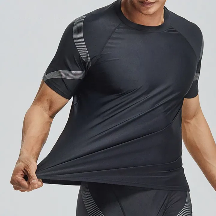 Elegantstunning%20Men%20Swimming%20Suit%20Short%20Sleeve%20Quick%20Dry%20Upf%2050+%20Sunscreen%20Swimsuit%20For%20Diving%20Surfing%20-%20Image%205