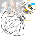 5X KN256WW 6-Wire Whip Attachment for 5-6 Quart Bowl-Lift Stand Mixer Replacement, Egg Cream Stirrer. 