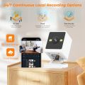 2K Mini Cube Camera Wireless Nanny Camera Small Indoor Home Security Cameras with Night Vision AI Human Detection 2-way Talk. 