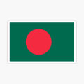 Bangladesh Flag Sticker Laptop Skin Sticker.