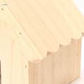 Hamster Wood House Hut Cage Accessories for Syrian Hamsters Lemmings Gerbils Style A. 