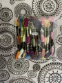 DMC Color Variegated Cotton Embroidery Thread, Cross Stitch Thread Floss, similar to DMC, 12PCs Available. 