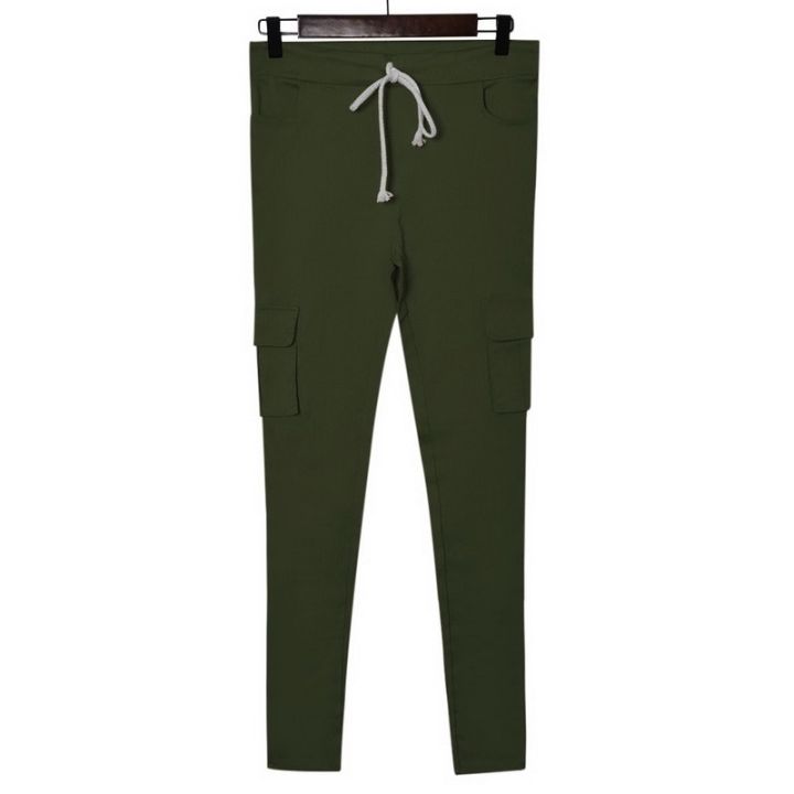 Spring%20Women%20Pencil%20Pant%20Lace%20Up%20Waist%20Casual%20Women%20Pants%20Solid%20Multi-Pockets%20Plus%20Size%20Cargo%20Pants%20Slim%20Fit%20Trousers%20BQ%20-%20Image%207
