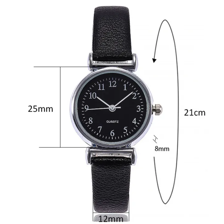 Simple%20Women%20Small%20Round%20Dial%20Arabic%20Numbers%20Analog%20Quartz%20Wrist%20Watch%20Gift%20-%20Image%203