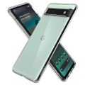 Google Pixel 6A Premium Silicone Case Crystal Clear Soft TPU Ultra-Thin Transparent Flexible Protective Mobile Phone Back Cover.