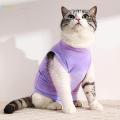 Cat Recovery Suit Outfits Prevent Licking Pets Clothes for After Spay Kitten M. 