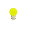 iPOWER Energy Saving LED Light Bulb, 3 Watt Led Yellow Color Light Base B22 Pin.