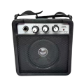 1 Piece 5W Mini Guitar Amplifier Amp Speaker with 3.5mm & 6.35mm Inputs 1/4 Inch Output Black ABS with Volume Tone Adjustment Overdrive.