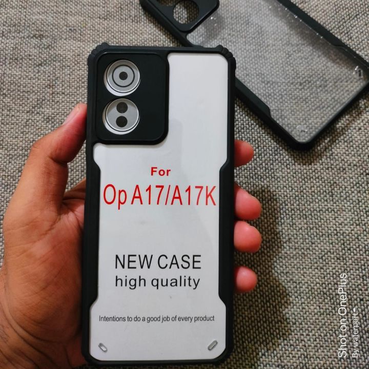 Oppo A17 / Oppo A17K Back Cover Case Xundd Fusion Airbags Bumper Shockproof Shell Camera Lens Protection Back Transperant Cover Oppo A17 Oppo A17K Back Case Clear Transparent Hard Case OppoA17 A17K