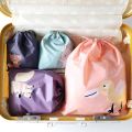 【Cathery Baby Store】1pc Waterproofing Printed Storage Bags Clothing Kids Toys Drawstring Candy Bags. 