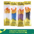 piece oil paint brush set plastic rod art painting watercolor gouache painting brush oil paint brush set. 