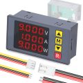 BM730 3in1 Voltage Current Power Meter 4-digit Digital Voltmeter Multifunctional Ammeter with Buzzer Supports Voltage and Current Display Fine Adjustment with Low Voltage Overvoltage and Overcurrent Sound Alarm Function.