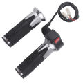 1 Pair Handlebar Throttle Grip 3 Speed Control Handle Accs For E-Bike.
