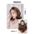 Fanov Hair Short Curly Women Clip In Hair Extensions High Tempreture U PART Synthetic Hair Piece for Woman and Girl.