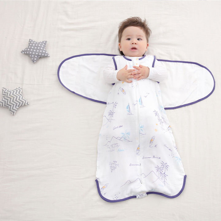 Baby Sleeping Bag Baby Wrap Swaddle Sleeping Bag Four Layers