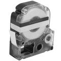 NAMUNY 6Pcs 12mm Label Maker Tape Label Maker Black on White Label Tape for Epson/KingJim Printer. 