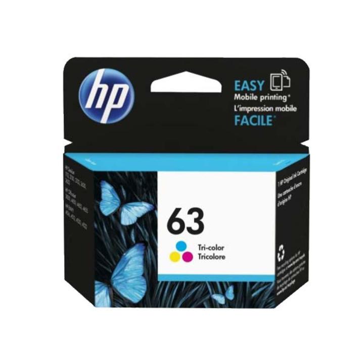HP 63 Tri-color Ink Cartridge